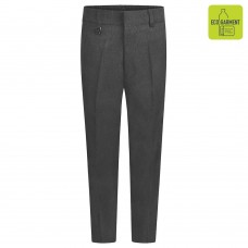 SENIOR SLIM LEG ADJUSTABLE WAIST ECO TROUSER - GREY - 29''-38''